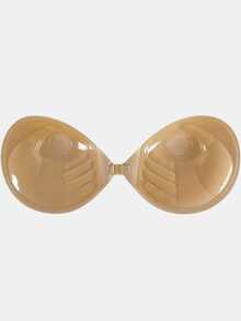 2/1pc Adhesive 3cm Thick Push Up Bra, Backless Strapless Invisible Bra, Reusable Bust Enhancer - Multicolor - View 27