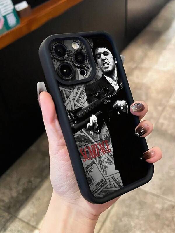 Capa de Telefone Superhéroe TPU à Prova de Choque Personalizada com Nota de Dólar Americana Compatível com iPhone 17, 17 Pro Max, 17 Air, 16, 16 Plus, 15, 14, 13, 12, 11, XS, XR, X, 7, 8 Plus, Pro Max, 13 Pro Max, 16 Pro Max, Presentes para Mulheres e Homens