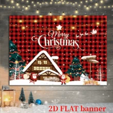 Papai Noel 2D plano com árvore de Natal e lareira, cenário fotográfico, decoração de Natal para retratos, celebração de Natal, banner multiuso, sem necessidade de eletricidade, adequado para eventos e decoração de casa, fundo de cabine de fotos de Feliz Natal, decoração multiuso para festas e eventos internos/externos, poliéster, sem necessidade de eletricidade, ideal para decoração de Natal