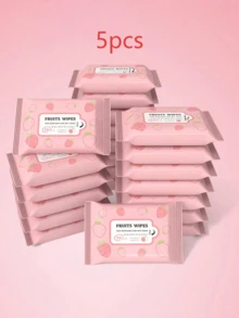 1/2/5/10/20包迷你便携式无纺布湿巾，适用于日常清洁 - 彩色 - 查看 14