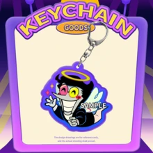 创意可爱卡通钥匙扣，游戏 Deltarun、Spamton 钥匙扣、Tenna 钥匙扣，“我爱电视”、“电视时间”主题，2D 双面卡通人物吊坠。卡通人物礼物。适合粉丝、生日礼物、钥匙扣、汽车钥匙扣、包装装饰、背包和室内装饰，是游戏玩家和收藏家的理想之选，趣味设计，2D 平面配件。 - 彩色 - 查看 8