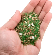 30G Model Scene Static Grass Cluster Powder Stone And Leaves Materials Diy Landscape Building Sand Table Layout Garden Decorate - As Photo - View 8