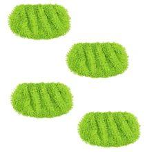 1/2/3/4 piezas (solo cabezal de la fregona) Almohadillas de fregona reutilizables - Se ajusta a la fregona SwifferXL - Almohadilla de microfibra lavable para fregona húmeda/seca resistente - Para la limpieza de pisos de madera dura - Hogar, sala de estar, dormitorio, cocina - Uso durante todo el año