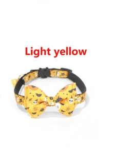 1 pièce Collier pour animal de compagnie avec nœud papillon sur le thème d'Halloween, éléments de vacances en série citrouille et araignée avec cloche, 4 styles de colliers d'Halloween pour chat, nœud papillon ajustable pour les vacances, convient pour les costumes d'Halloween pour animaux de compagnie et la décoration d'animaux de compagnie pour les vacances