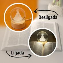 Crystal Ball LED Table Lamp Religious Jesus Lamp Size M And L - Our Lady Of Aparecida - View 3