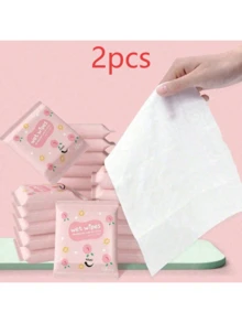 1/2/5/10/20包迷你便携式无纺布湿巾，适用于日常清洁 - 彩色 - 查看 20