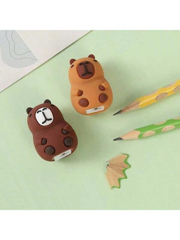 1 Stück süßer Capybara Anspitzer, kreative Fugu Schüler Schreibwaren kleine Spielzeug Anspitzer süßer Capybara Anspitzer
