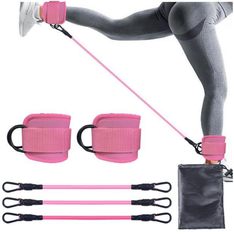 Correas de tobillo ajustables para máquina de Cable, bandas de entrenamiento para piernas y glúteos, para gimnasio o hogar