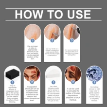 1 件万圣节化妆套装，万圣节氛围化妆盘，易于涂抹，持久，化妆工具套装，适合所有肤质 - 彩色 - 查看 6