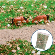 30G Model Scene Static Grass Cluster Powder Stone And Leaves Materials Diy Landscape Building Sand Table Layout Garden Decorate - As Photo - View 6