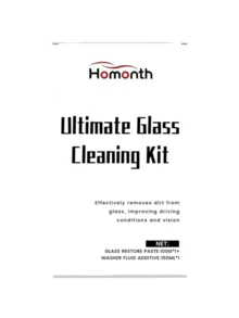 Homonth 1套/汽车窗膜粘贴剂100g*1+汽车窗膜清洁剂150ml*1挡风玻璃油膜清洁套装，汽车玻璃防雾防水防尘涂层，有效去除污垢，改善驾驶条件和能见度 - 彩色 - 查看 7