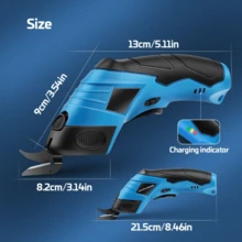 Electric Fabric Cutting Scissors - Effortless & Precise Cutting For Clothing, Cardboard, Carpet & Fabric - Multipurpose Handheld Electric Tool, Garment Repair, Compact Design, Ergonomic Handle, Blades, Ideal For Tailors, Seamstresses & Crafters