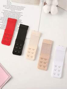 10pcs/1/3/6/9pcs Bra Extender 2Hook3Row, Elongated, Underwear Accessories,Elastic, Adjustable, Underwear Extension Buckle, Bra Extension Buckle, Breasted Bra Back Buckle