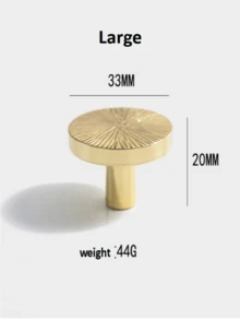 1pc Handcrafted Vintage Brass Hammered Finish Cabinet Drawer Pull Handle, Suitable For Hotel, Restaurant, Home Decor, Bookcase, Kitchen Cabinet, Storage Cabinet, Bathroom, Kids Room Drawer - Gold - View 15