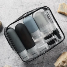 Silicone Travel Kit, Jars, Cream, Shampoo, Conditioner, Cosmetics, 17 Pieces - Nhiều màu - Xem 6