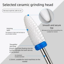 Professional Nail Drill Kit, USB Rechargeable Nail File Drill, 300mAh Lithium Battery High Capacity, Manicure & Pedicure Set, Home And Salon Nail File Kit, Nail Buffer Grinding Polishing Tools - trắng - Xem 2