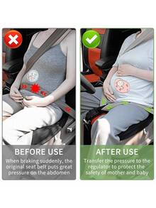 Car Pregnant Women's Safety Belt Safety Buckle Anti-Collision Belt Adjuster Mother Driving To Prevent Belly Thighs And Pregnant Women's Safety Belts - Multicolor - View 6