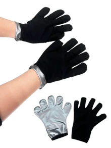 1 双女士桑拿汗蒸手套，内含 PU 材质 - 适合夏秋季节塑造双手，帮助双手大量排汗 - 彩色 - 查看 3