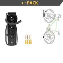1/2/4Pack Wall Mount Vertical Bike Rack Bicycle Holder Hook Storage Hanger Garage - Black - View 10