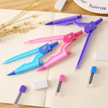 Lightweight Compass 3 Pieces Set, Student Drawing Tools, BeginnerGeometry Kit