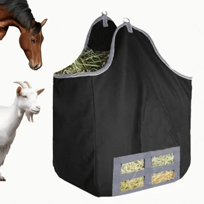 1pc Oxford Cloth Durable Hay Bag, Equestrian Supplies Horse Hay Bag Canvas Horse Hay Carrier Convenient Portable Hay Tote Bag For Feeding Horses