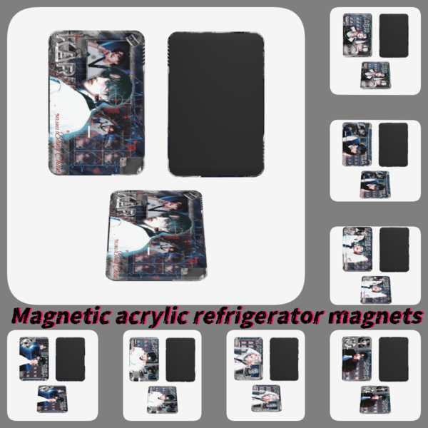 Póster de álbum KARMA - Mercancía de fans con estilo. Imanes rectangulares de acrílico con esquinas redondeadas para refrigerador. Este paquete de imanes de acrílico para refrigerador inspirado en K-Pop incluye 8 imanes únicos. Perfecto para apoyar a los fans, fotografía, Halloween, Navidad y otros festivales, como regalo de fans, imán de refrigerador, marco de puerta o decoración de pizarra. Imanes. Hechos de acrílico transparente.