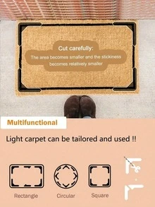2/4/8pcs L-Type Anti Slip Carpet Stickers And Adhesives, Suitable For Living Room, Dining Room, Bathroom Tile And Wooden Floor Areas, Prevent Movement And Sliding, Ensure The Mat Is Flat And Fixed, Innovative Project, Shelf Liners