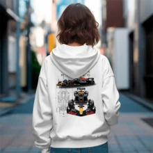 Red Bull F1  Cotton Car Sweatshirt - 白色 - 查看 6