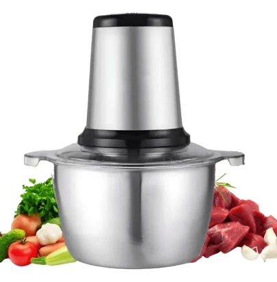 Multiprocessador Triturador De Alimentos Elétrico 2L 110v