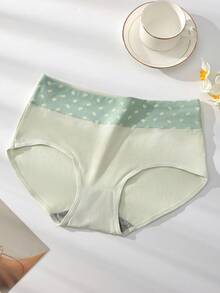 8 件套女式高腰印花棉质氨纶透气低腰内裤，休闲舒适 - 彩色 - 查看 7