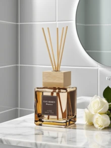 1pc 16.9oz (500ml) Reed Diffuser Set, Suitable For Home Indoor Decor, Includes 5 Fragrance Sticks, Bedroom/Study Room/Bathroom Aromatherapy Diffuser, Air Freshener - 1pc/500ml/16.9floz - 查看 27