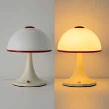 Nordic Bedside Table Lamp USB Powered Warm Light For Bedroom Living Room Desk Decor