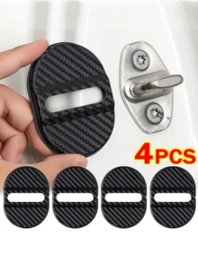 4 件装汽车门锁保护套，门锁减震降噪绝缘垫片，防锈塑料套，通用车门配件 - 均碼 - 查看 13