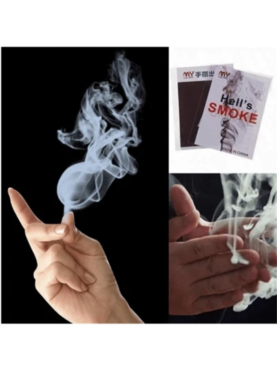 10pcs Magic Stunts, Fingers, Smoke Props, (Please See The Instruction Manualand Video Teaching)April Fool's Day Trick Toys, Magic Props, Bringing Joy To The Stage Family Fantasy Show, Paper Materials, Novelty Party Supplies And Small Gifts