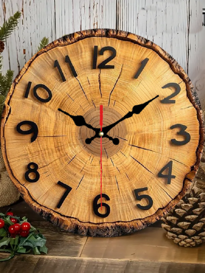 Piece 10 Inch/12 Inch 2D Flat Wand Klok Vintage Sculptural Clock, Roman Numerals, Rustic Circular ating Various Occasions Such As Home, Office, Or Bar. Classic Exquisite ation. view 4