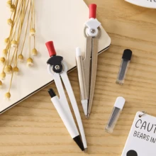 Back To School Compass 2-PieceSet, Student Geometry DrawingTools, Math Class Essential Supplieswith Portable Case