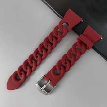 20mm 22mm 单条表带，兼容三星 Galaxy Watch 4 5 6 Classic 40mm 44mm、Gear S3 硅胶表带、Galaxy Watch 5 Pro 45mm，兼容 Galaxy Watch Active 3/2/Gear S3/Amazfit Bip 表带、华为 Watch GT 2/3 Pro 表带 - 酒紅色 - 查看 13