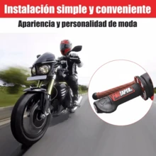 Motorcycle Handlebar Covers Non-Slip Wear-Resistant Grips For 7/8 Motorcycle Excellent Grip Stunt Cross - Orange - View 4