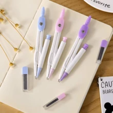 Back To School Compass 2 Pieces Set,Student Geometry Drawing Tools, MathClass Gift Set Supplies - Multicolor - View 5