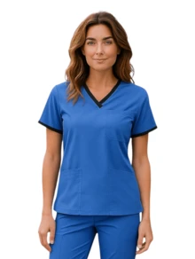 Filipina Médica Quirúrgica Dama London - Azul - Ver 1