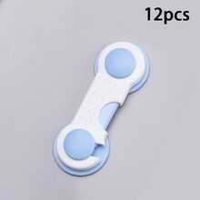 12 件婴儿锁，多功能抽屉锁，无需钻孔，防开门，防夹手橱柜锁，保护婴儿安全，婴儿必备用品