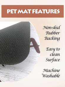 1pc Custom Dog Food Mat, Personalized Dog Mats With Pet Photo And Name, Custom Pet Placemat, Food And Water Mat, High-Quality, Durable Material, Ideal For Dog Lovers, Perfect For Any Special Occasion To Celebrate Your Furry Friend,Fashionable, Colorful, Cute, Simple, Kawaii, Unique Personalized Customized Gifts,Ideal For Christmas,Valentine's Day, Mother's Day, Father's Day, Anniversaries,New Year,Thanksgiving Day - Multicolor - View 7