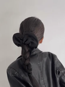 1 قطعة شرشف ساتان بشكل قلب فرنسي قديم، رباط شعر مرن للغاية، حامل ذيل الحصان أنيق، رباطات شعر، إكسسوارات شعر