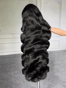 bling hair 5x5 Lace Closure Wig 9x6 6x4 Glue-Free Wigs Human Hair Pre-Plucked Brazilian Body Wave Wigs Human Hair 180% Density Closure Wig For Women 13x4 Lace Frontal Wig 32 Inch 13x6 Body Wave Pre-Plucked Human Hair Transparent Lace Front Wigs, 180% Density Glue-Free Lace Frontal Wigs With Baby Hair For Women, 26 Inch Body Wave - 黑色 - 查看 1
