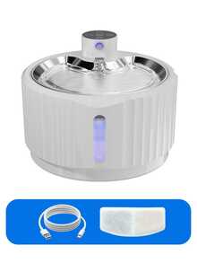 Cat Water Fountain Wireless Automatic - Smart Motion Sensor Pet Dispenser - 2.8L/94oz Cat & Dog Water Bowl - Rechargeable Battery