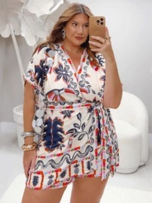 Macaquinho Plus Size  Arara