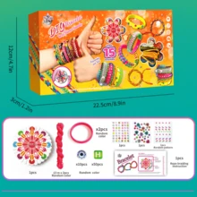 Popular Handmade Bracelet Set, The Best Creative Birthday Gift For Girls, A Toy Set For Making Colorful String Bracelets, Suitable For Beginners To DIY Bracelets - Orange - View 5