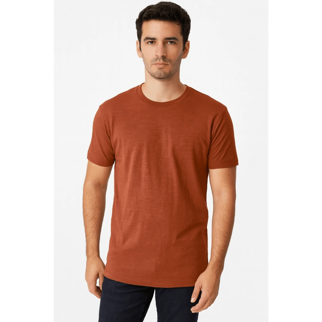Men T-Shirts - Orange - View 1