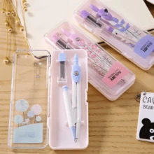 Back To School Compass 2 Pieces Set,Student Geometry Drawing Tools, MathClass Gift Set Supplies - Multicolor - View 2