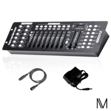 Mezcladora DJ Para Fiesta Discoteca Pub Club Nocturno Controladores Con Cables 1m driver Dmx 512 - Negro - Ver 1